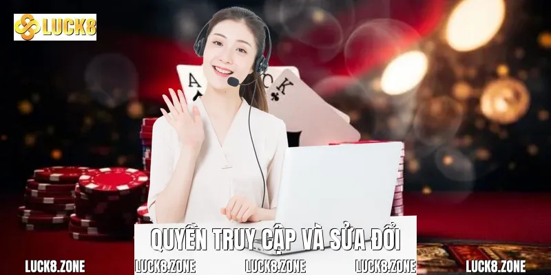 Quyền truy cập và sửa đổi